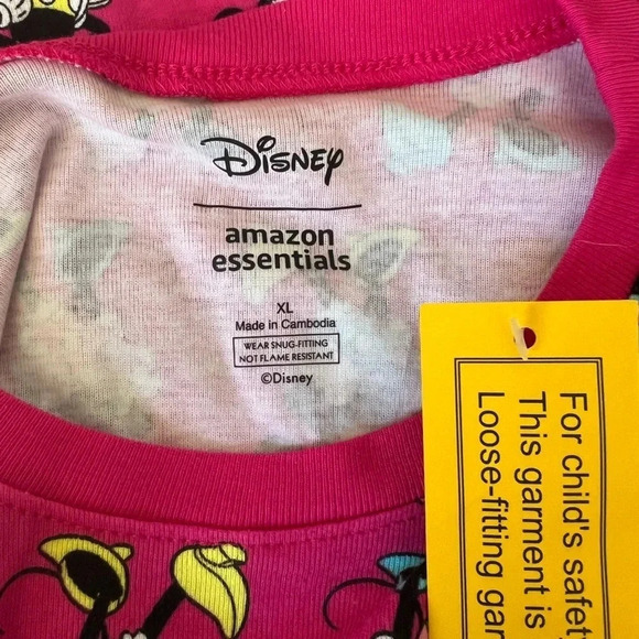Minnie Mouse Pyjama Set | Amazon Essentials |  Girls XL - Picture 4 of 6